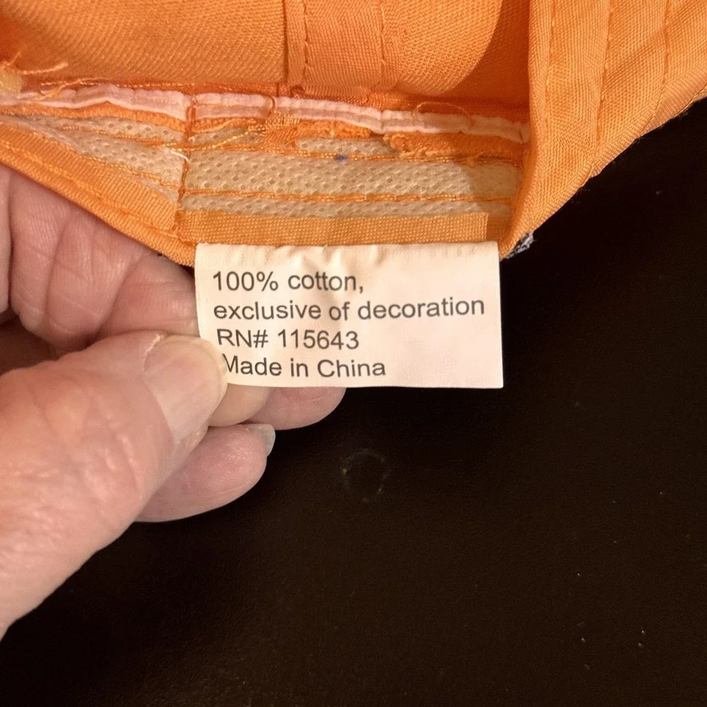 2015 U.S. Open Chambers Bay Hat Cap Strap Back Mens‎ One Size Orange Golf USGA
